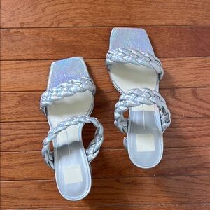 Dolce Vita Iridescent Stella Double Braided Women's Heeled Sandals - Size 10